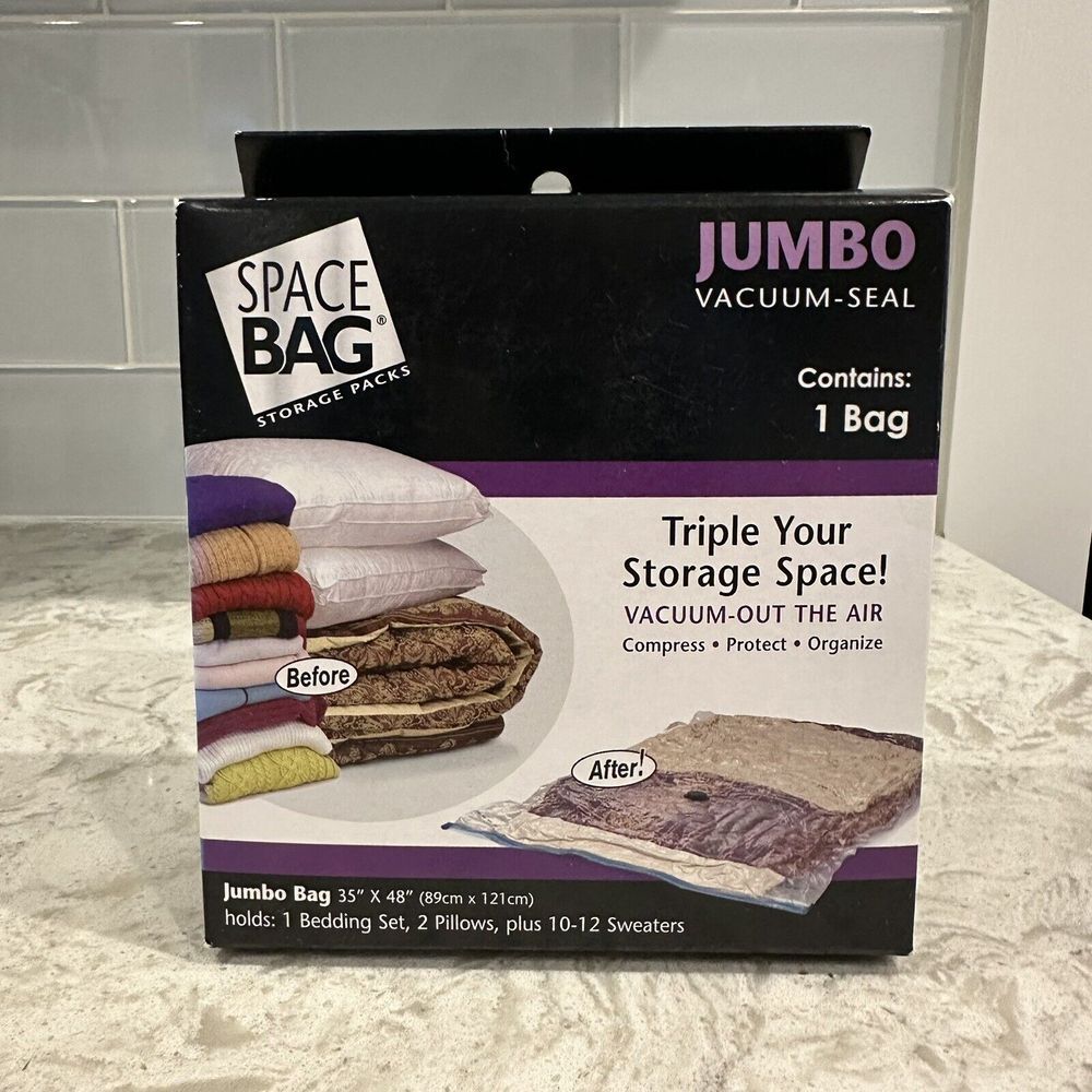 Original Space Bag JUMBO Vacuum Seal Storage One Bag 35" x 48"